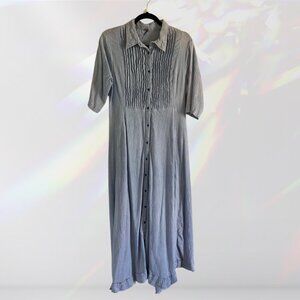 Free People Sadie Solid Maxi Dress in Blue